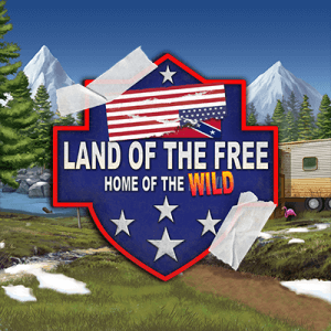 Land Of The Free logo achtergrond
