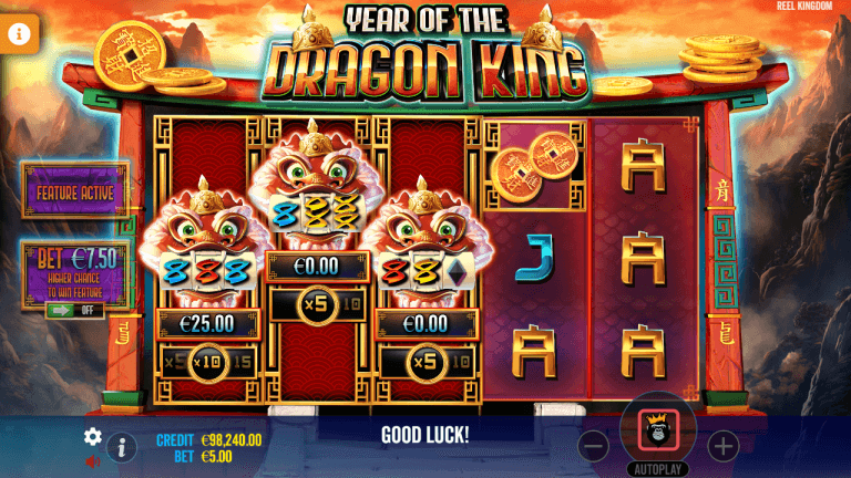 Year of the Dragon King Gratis Spins