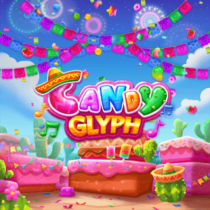 Candy Glyph logo achtergrond