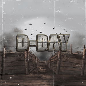 D-Day logo achtergrond