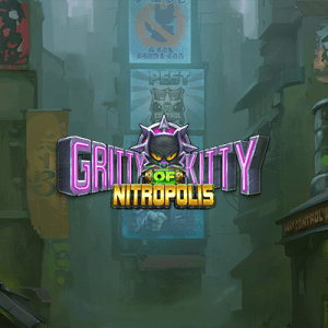 Gritty Kitty of Nitropolis logo achtergrond