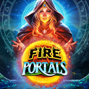 Fire Portals logo achtergrond
