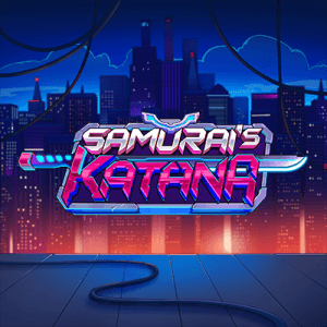 Samurai’s Katana logo achtergrond