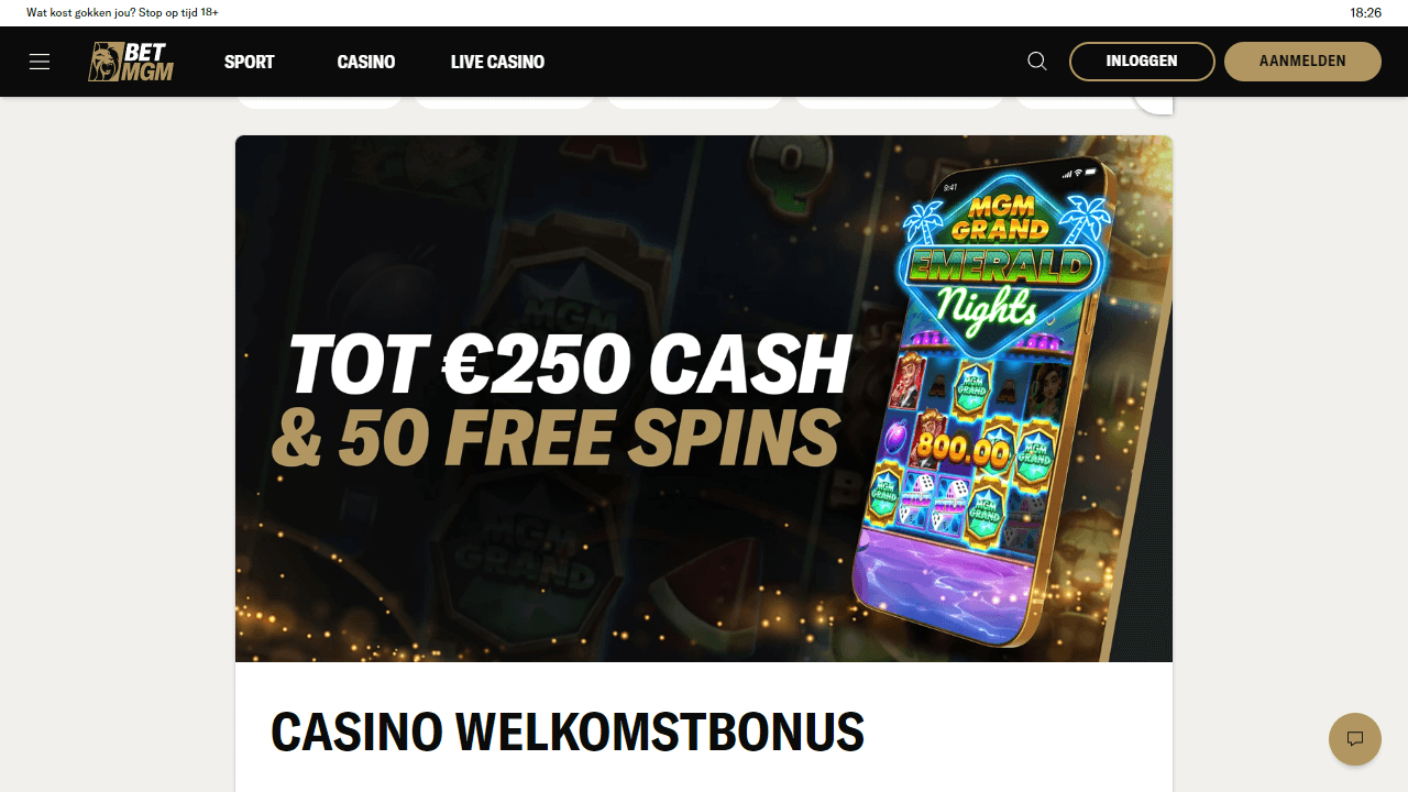 BetMGM free spins bonus