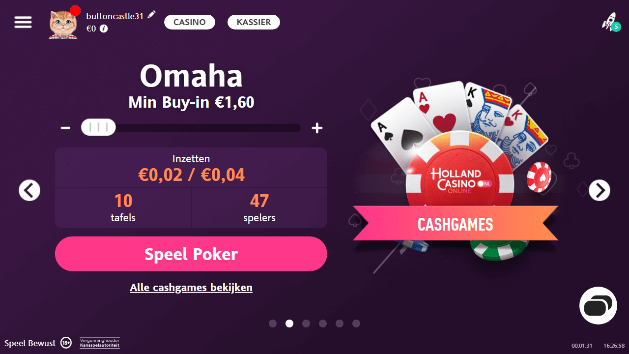Holland Casino poker
