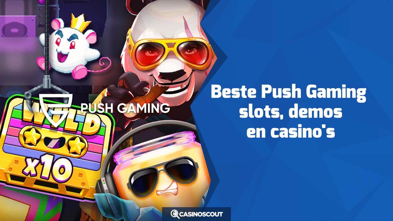 Push Gaming slots, demo’s en casino’s logo