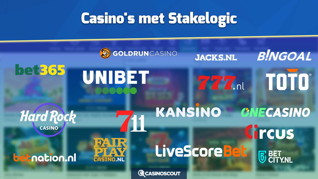 casino's met stakelogic spellen en slots