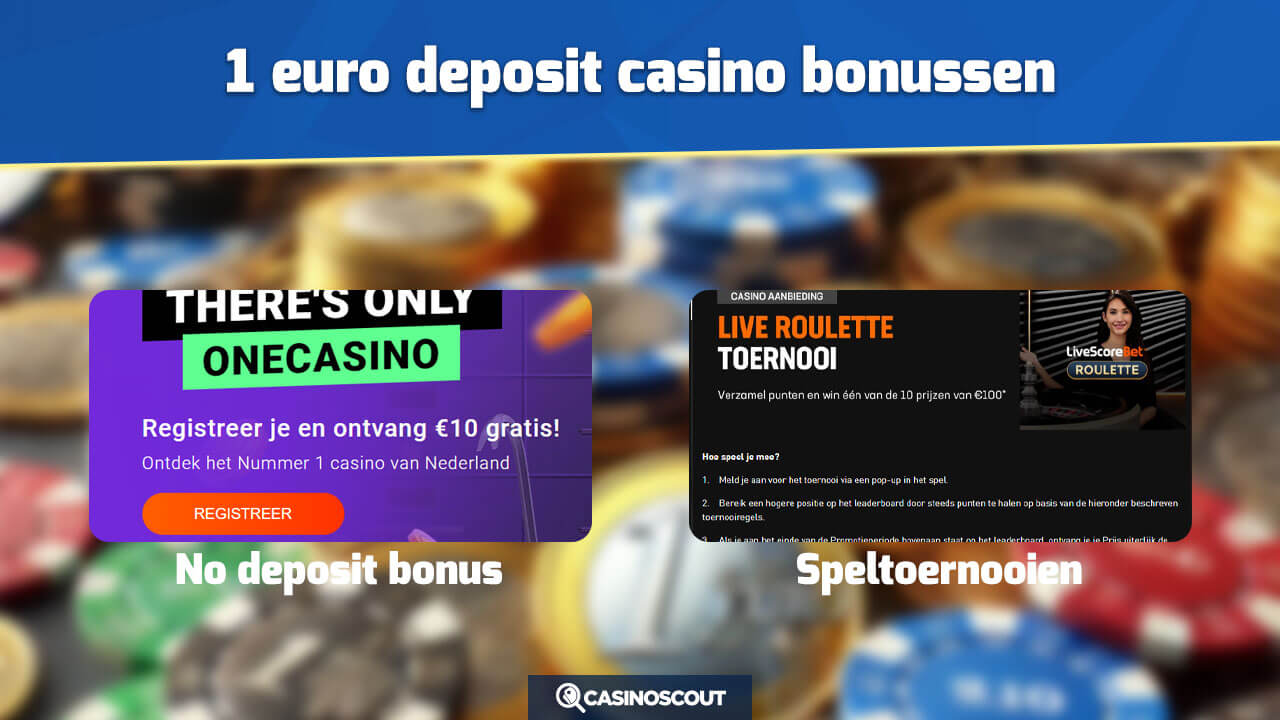 1 euro deposit casino bonussen