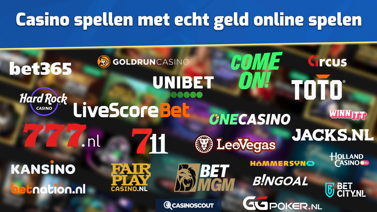 Casinospellen met echt geld online spelen