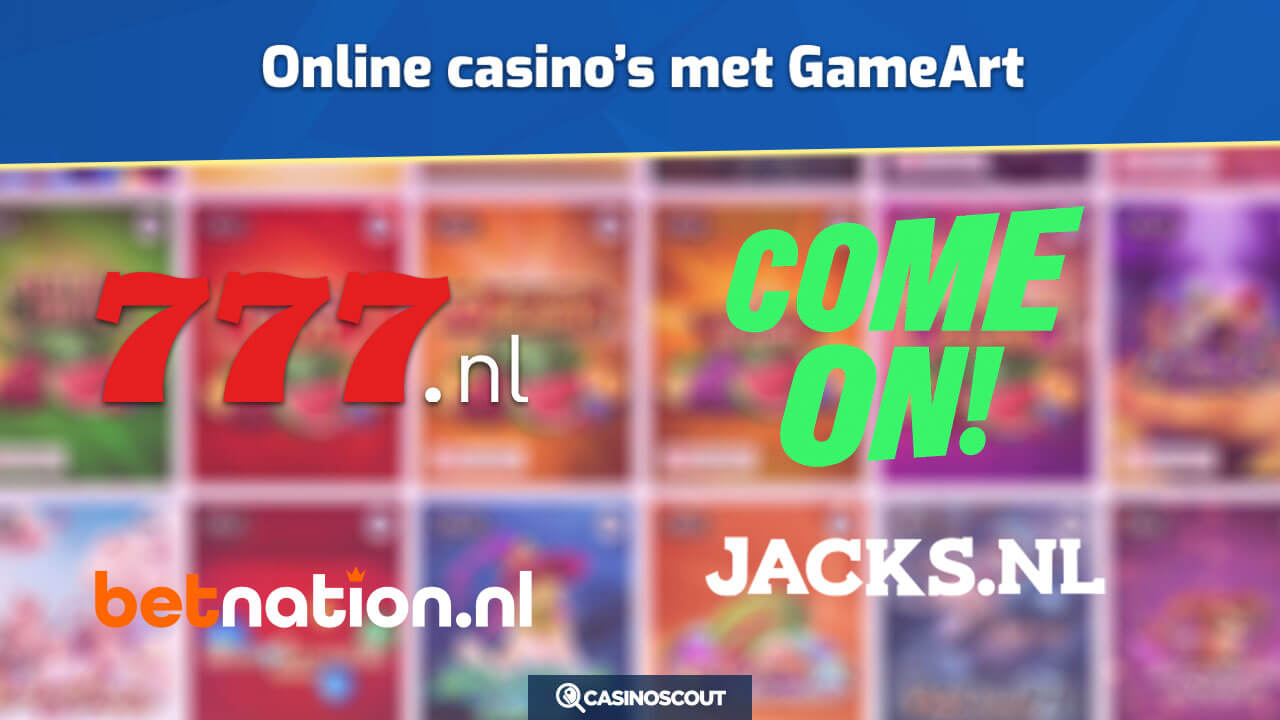 online casino's met online slots van GameArt