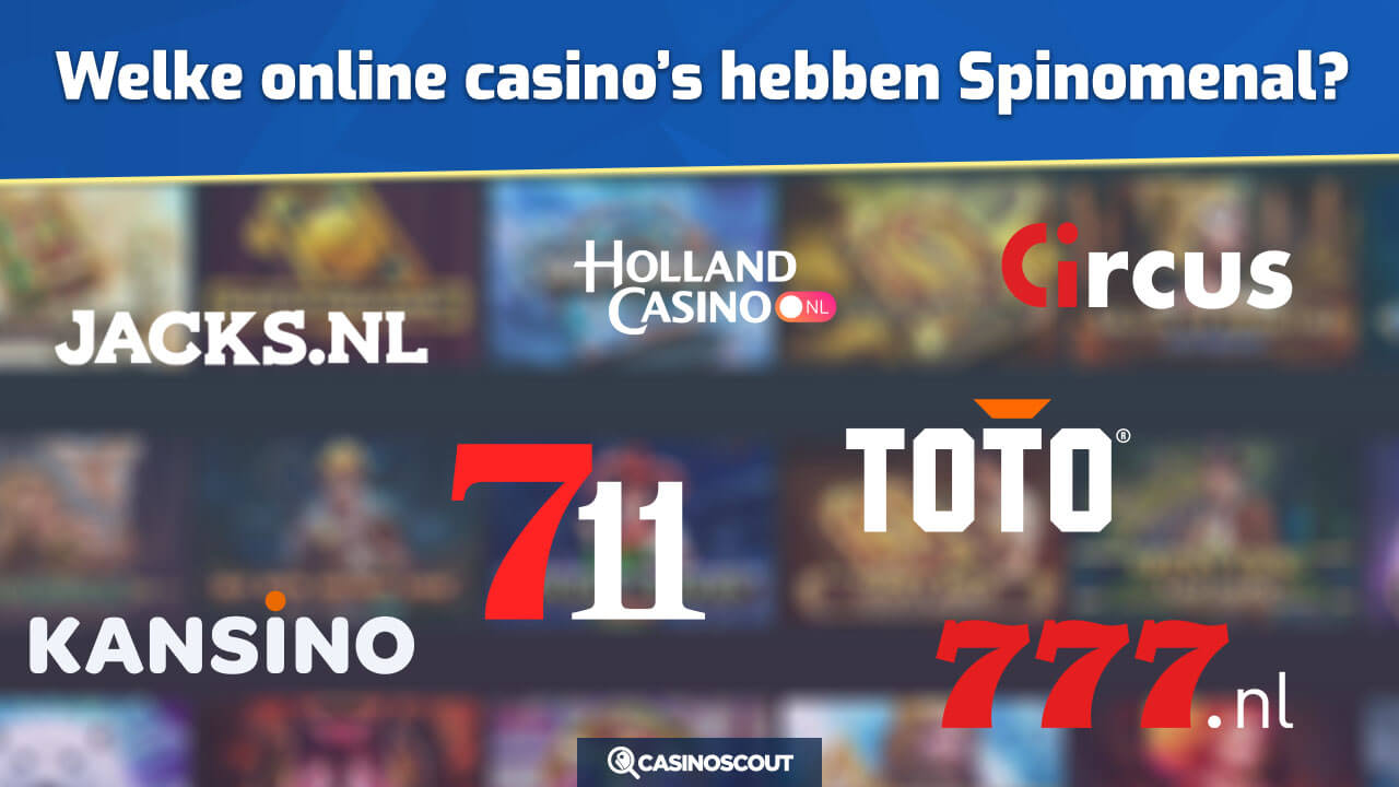 online casino’s met Spinomenal