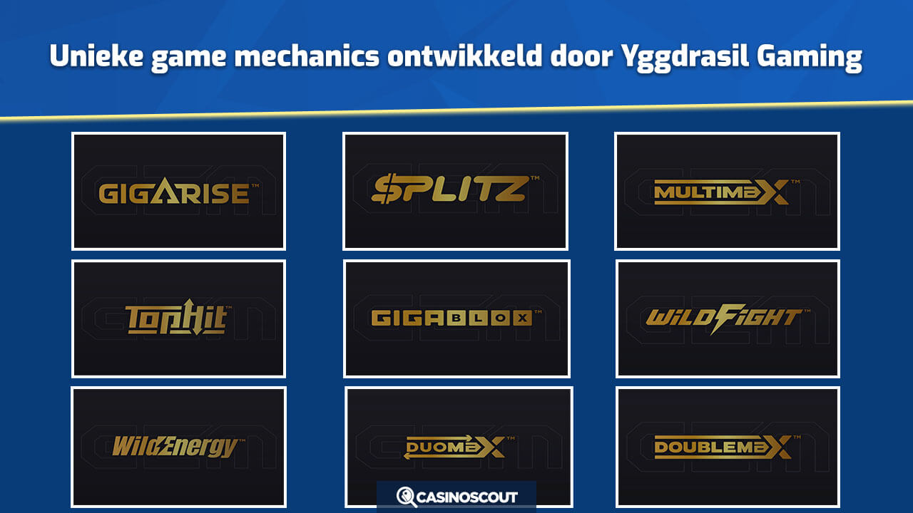 Spelmechanismes ontwikkeld door Yggdrasil