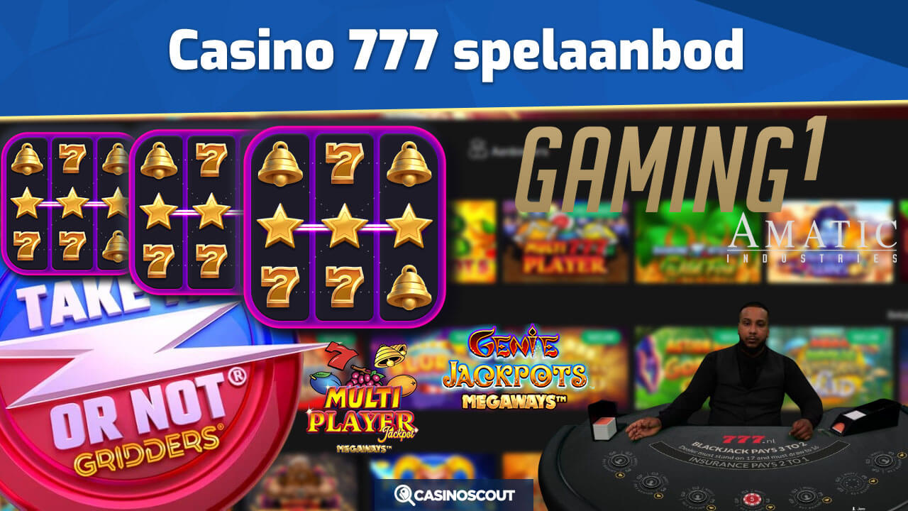 Spelaanbod van Casino 777