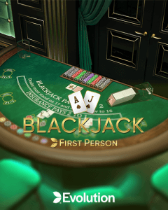 First Person Blackjack logo