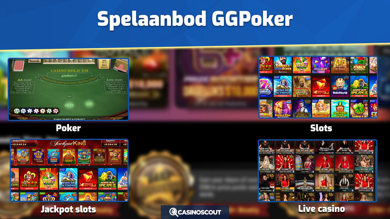 GGPoker spelaanbod