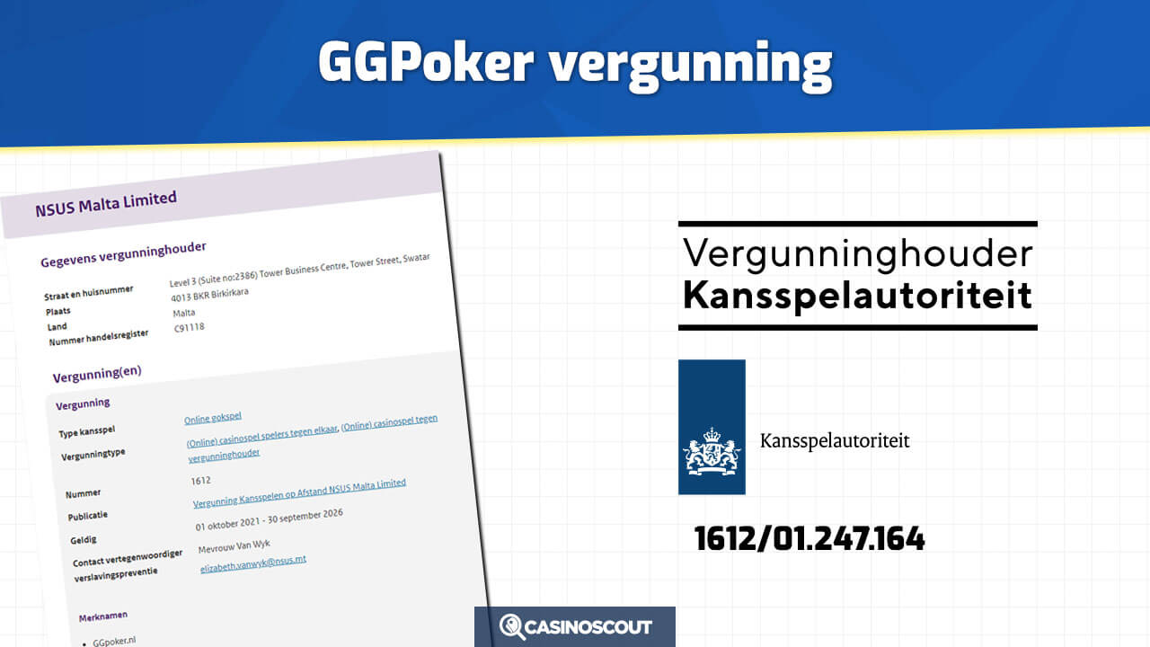 GGPoker vergunning