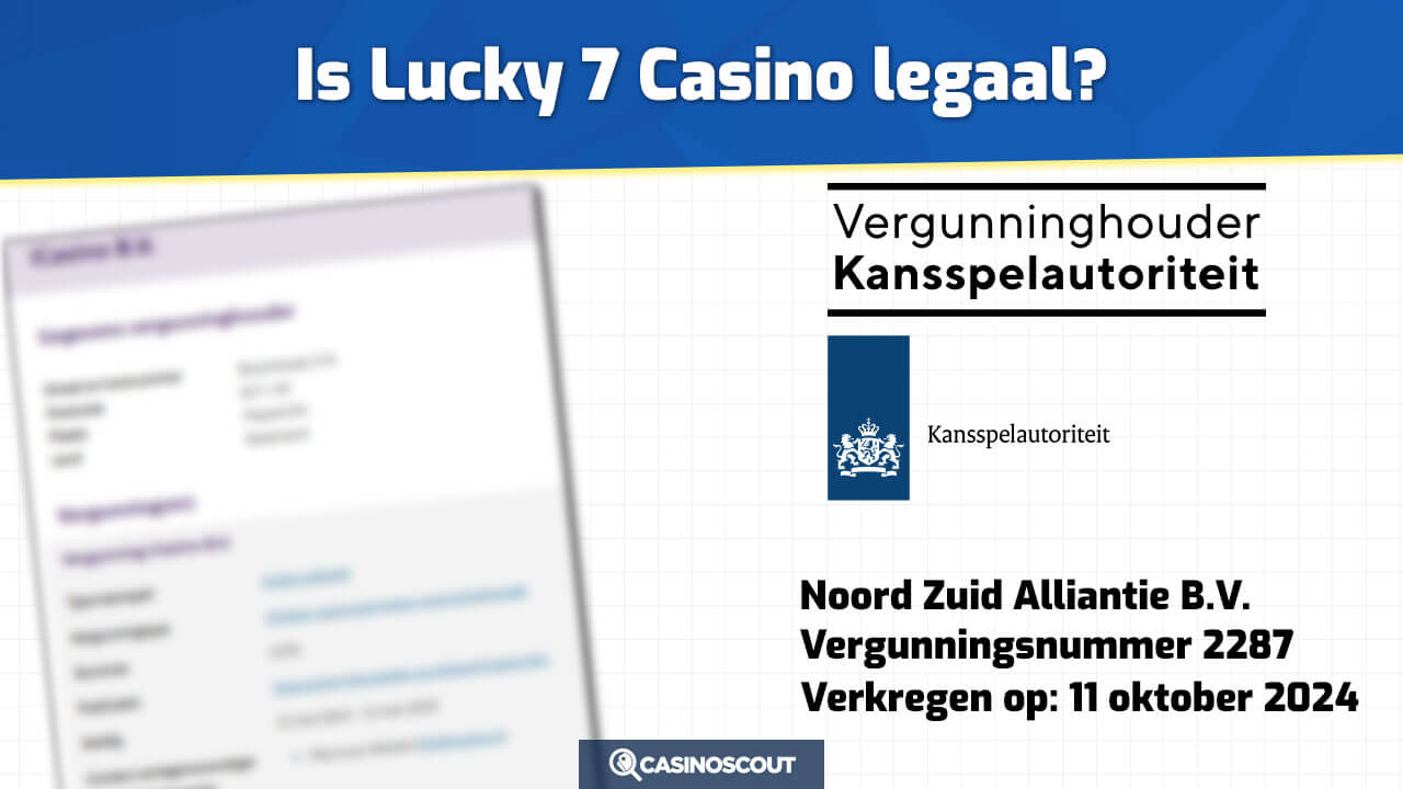 Lucky 7 Casino legaal in Nederland