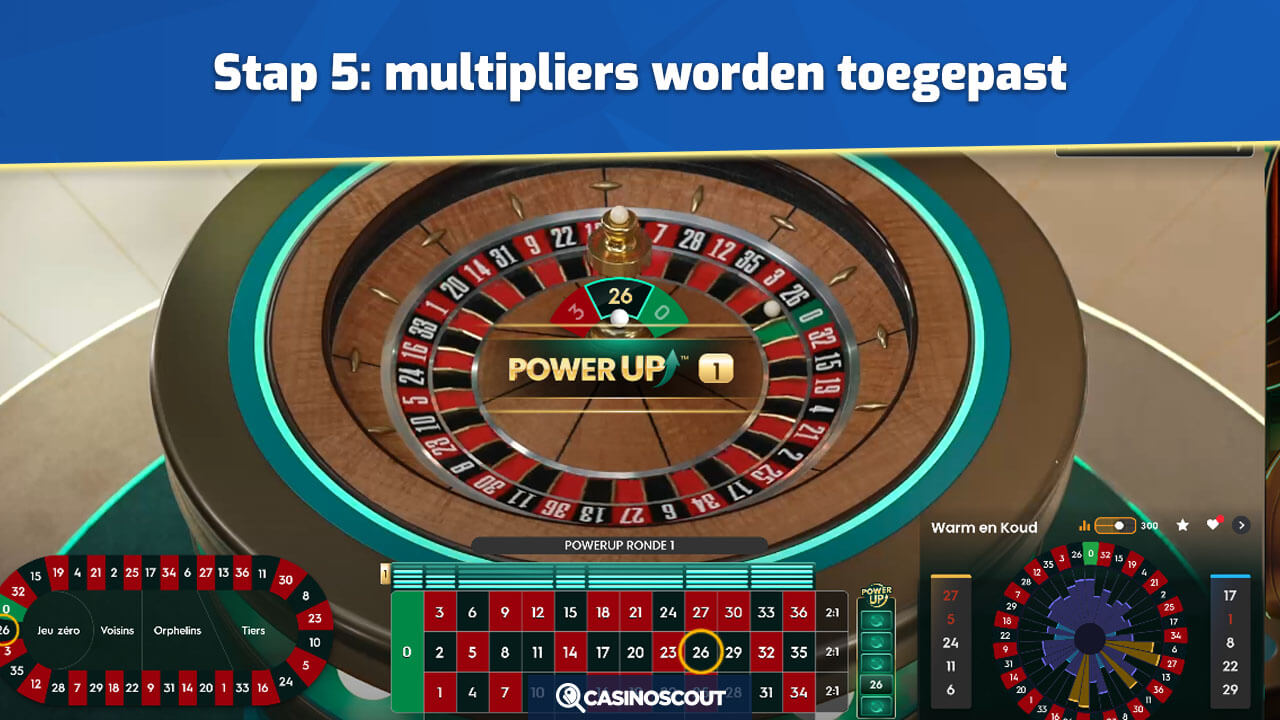 Multipliers powerup roulette