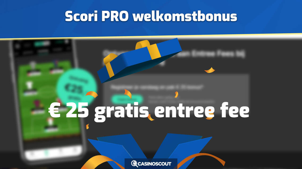 Scori PRO welkomstbonus