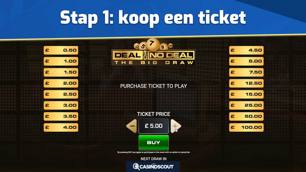 Ticket kopen voor Deal or No Deal The Big Draw