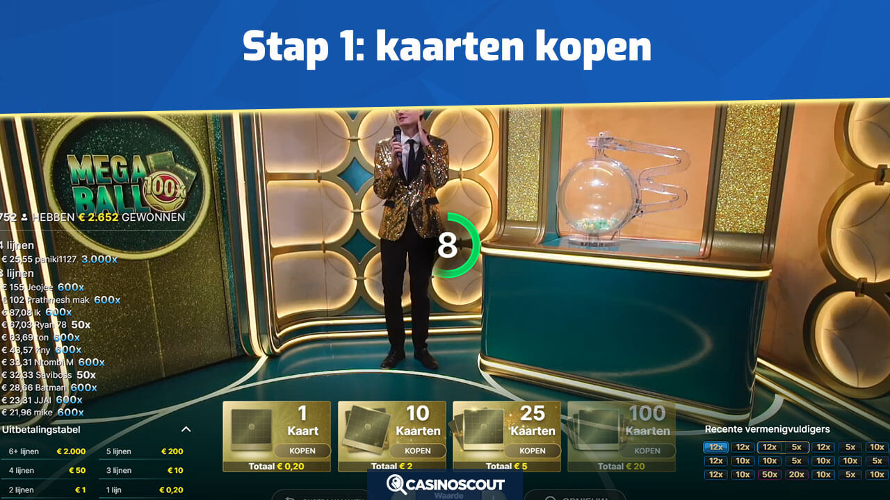 Mega Ball kaarten kopen