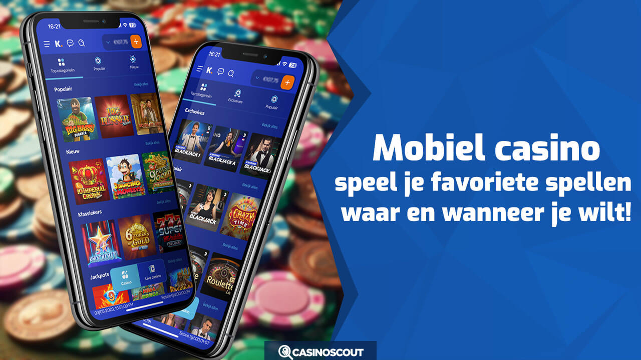 Mobiel casino spelen