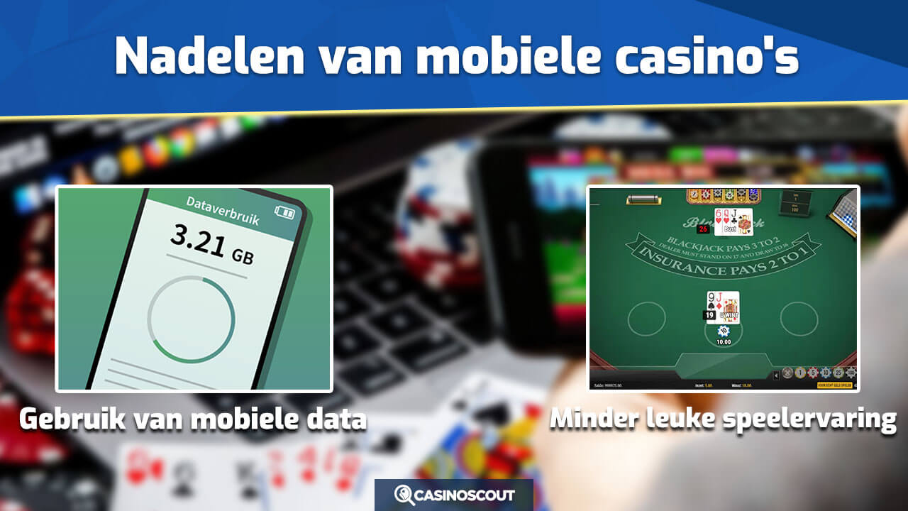 nadelen van mobiele casinos