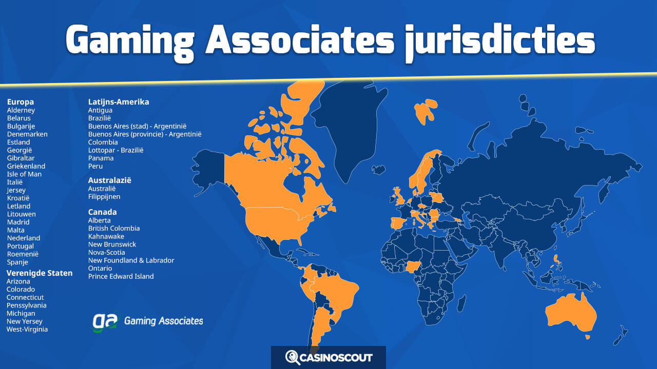 Gaming Associates jurisdicties