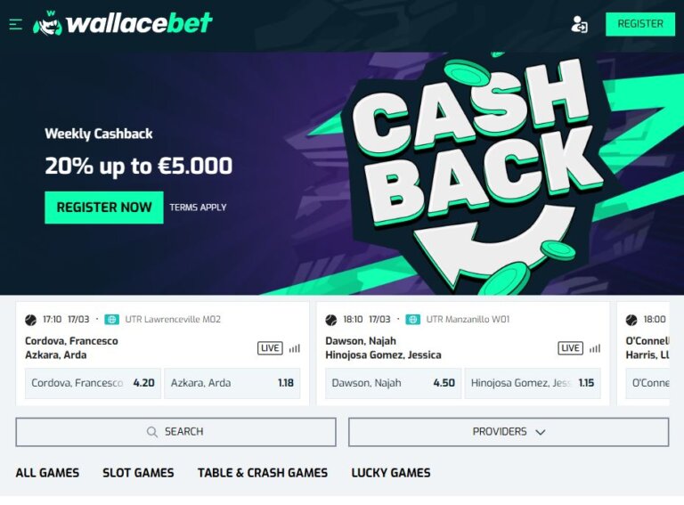 Wallacebet Screenshot 1