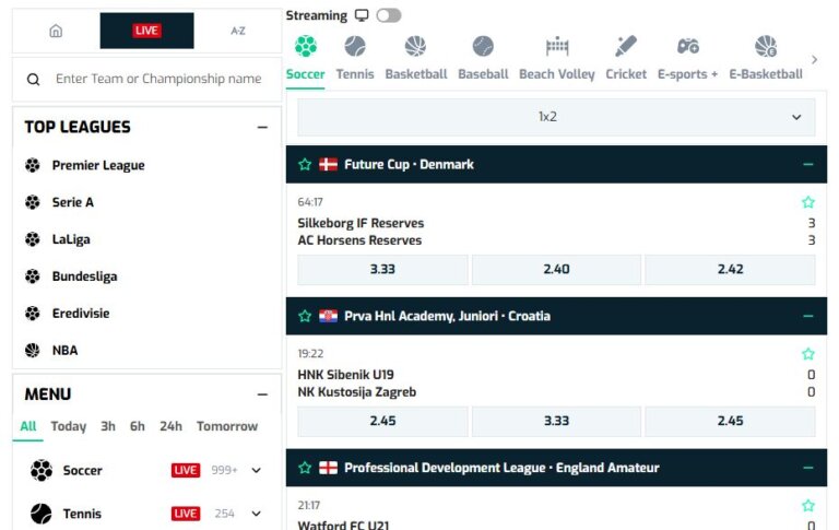 Wallacebet Screenshot 3