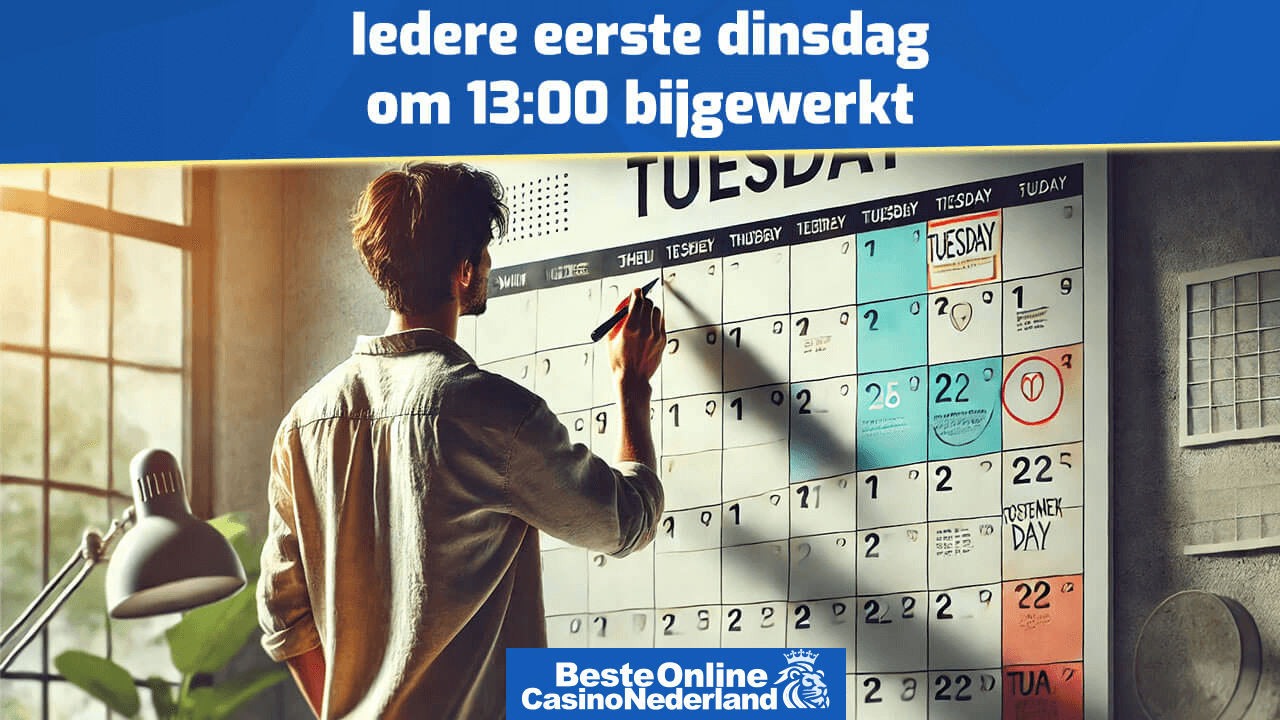 bonus casino kalender bijwerken