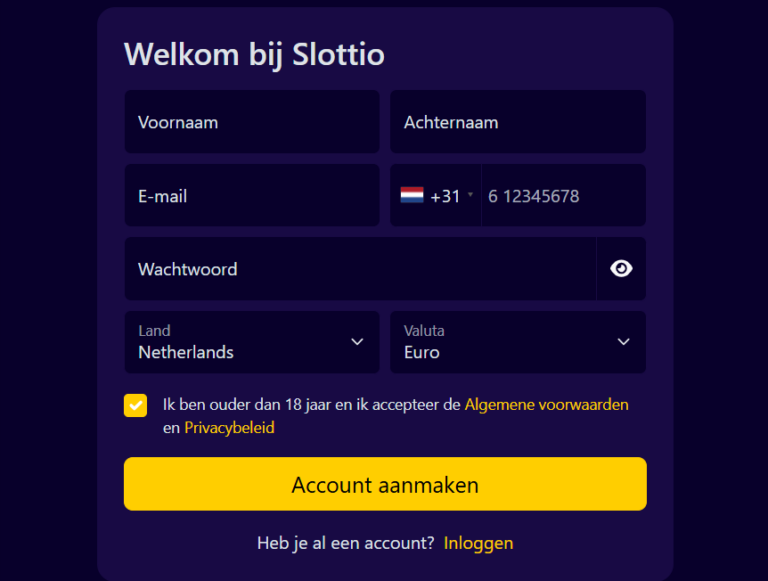 Slottio Casino Screenshot 3