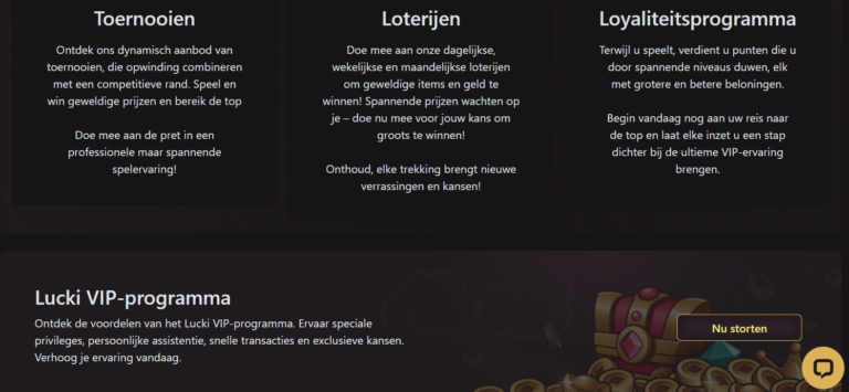 Lucki Casino Screenshot 3