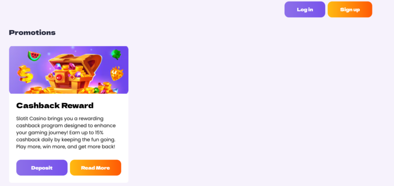 Slotit Casino Screenshot 2